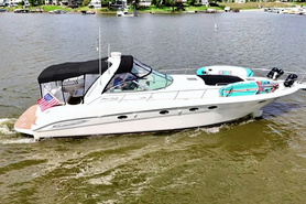 Image of 2000 Sea Ray 460 for sale ONLY 417 hours on engines!