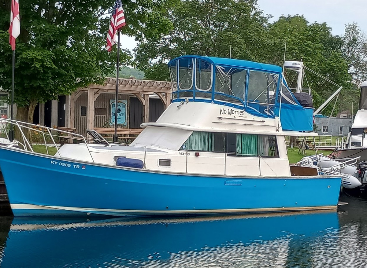 Image of No Worries Mainship 34 trawler for sale