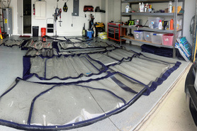 Image of Complete canvas/eisenglass set for 1997 or 1998 Carver 404