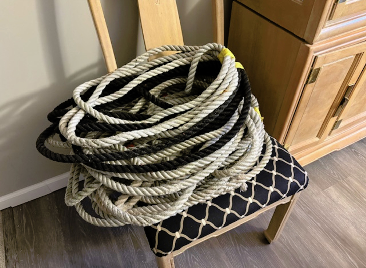 Image of Set of older dock lines