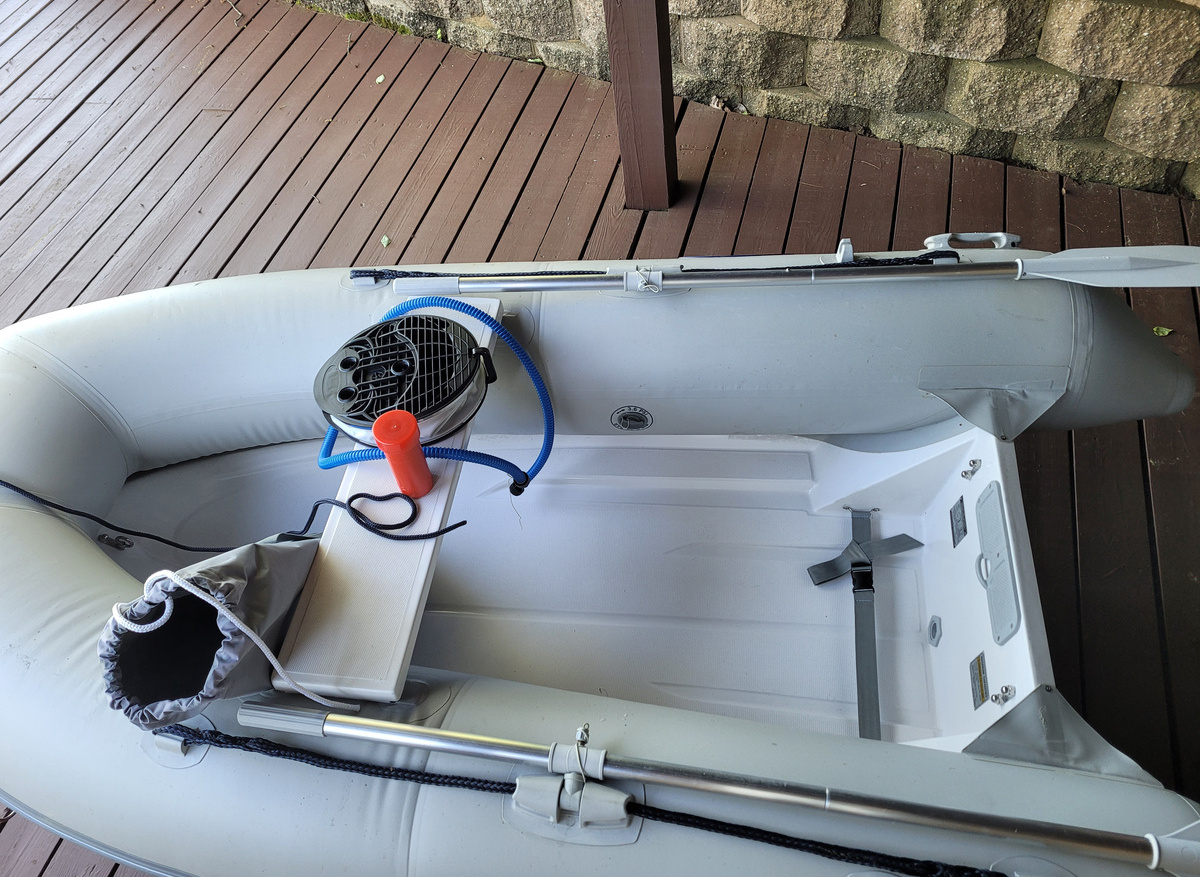 Image of Almost New West Marine RIB-260 Dingy For Sale in NJ