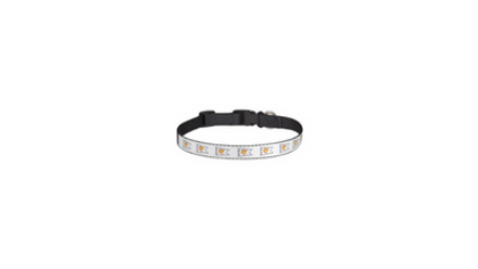 White Burgee Pet Collar