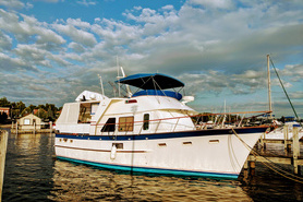 Image of 1982 DeFever 44 with twin Lehman's and stabilized