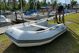 Image of Hypalon Inflatable Dinghy + Tohatsu 3.5hp 4-Stroke