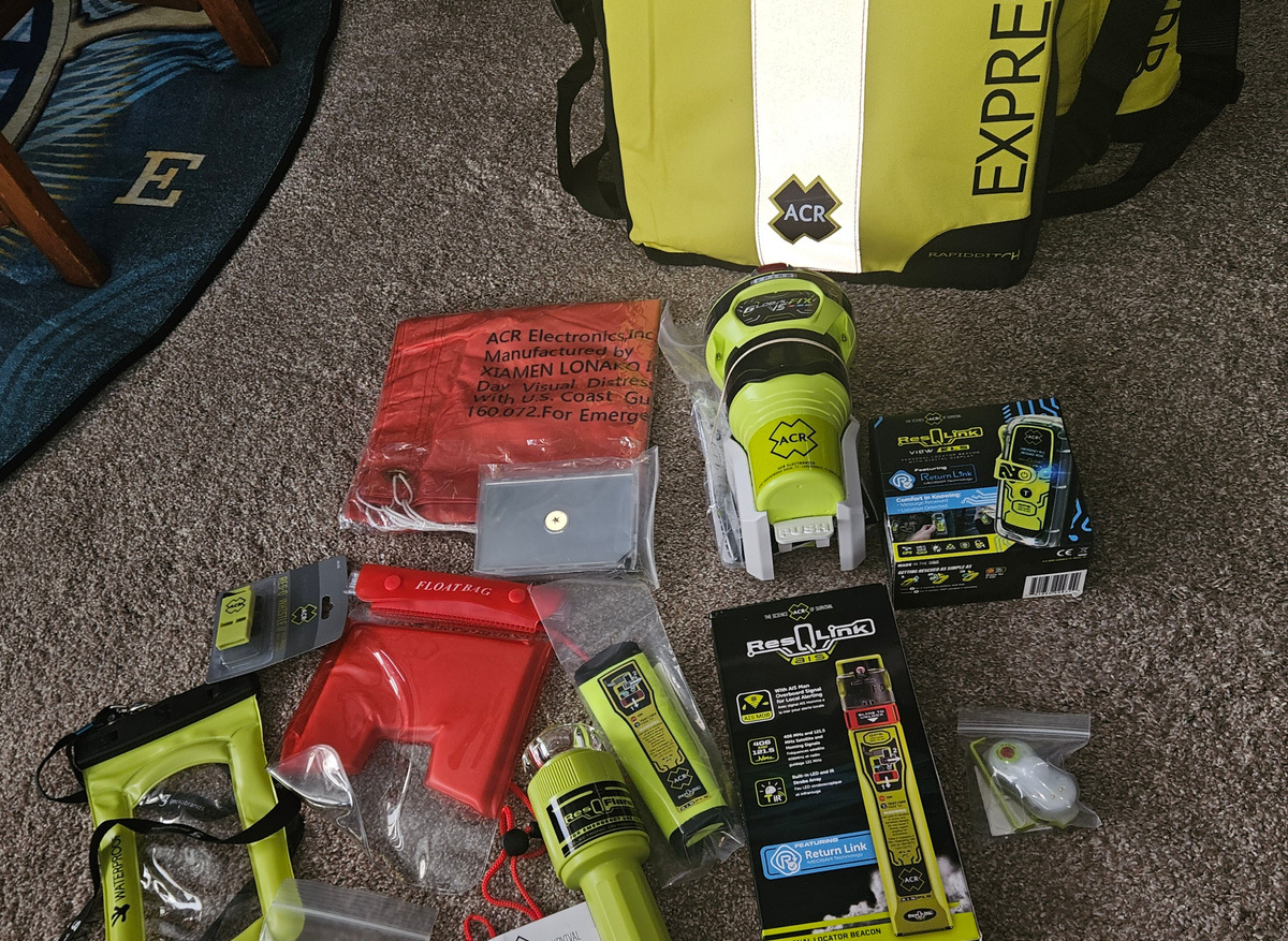 Image of ACR Ditch Bag with EPIRB, including 2 Personal Locators