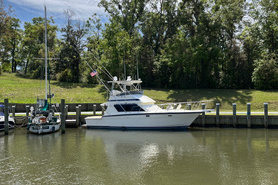 Image of Hatteras Convertible ready for Loop