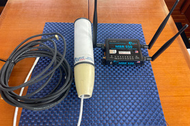 Image of MBR 550 Router with Cellular Booster Antenna