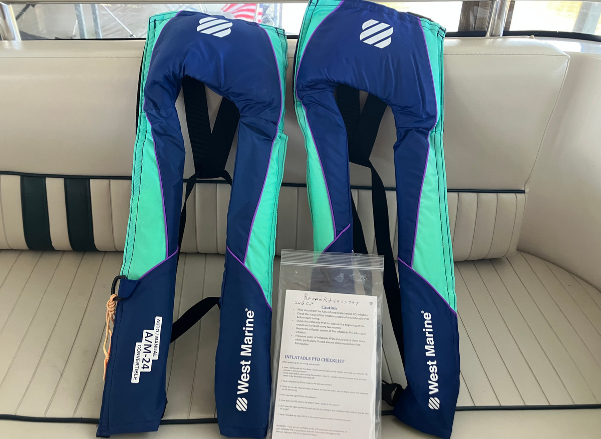 Image of West Marine Inflatable Life Jackets (2)