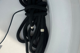 Image of 3 Brand new West Marine 3/4” x 35 black Dock lines.