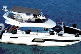 Image of 2016 Prestige 500 Fly – Great Loop Veteran | Lithium A/C | Starlink | Major Upgrades | Turnkey Cruiser