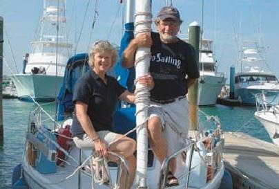 Couple Standing on Boat