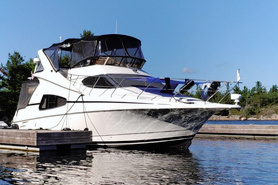 Image of 2001 Silverton 330 Sedan Sport Bridge