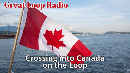 Crossing into Canada on the Loop 